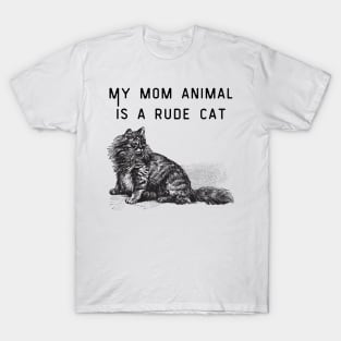 Mom Animal - Cat T-Shirt